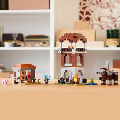 LEGO minecraft 21278 de plunderaar buitenpost en verwoester - thumbnail