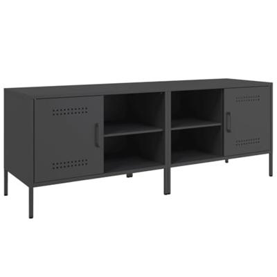 Tv-meubelen 2 st 68x39x50,5 cm staal zwart