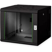 Digitus DN-19 09-U-3-SW 19inch-wandkast (b x h x d) 600 x 509 x 600 mm 9 HE Zwart, Zwart (RAL 9005) - thumbnail