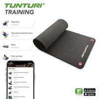 Tunturi Fitnessmat Pro l zwart l 140 x 60 x 1.5 cm - thumbnail