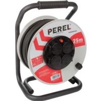 Professionele neopreen kabelhaspel 25 m 3g2.5 4 stopcontacten penaarde Velleman - Velleman - thumbnail