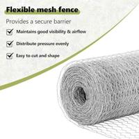 VidaXL Hek met paal zilver 1,2 x 25 m staal - thumbnail