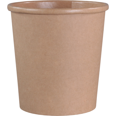Soepbeker to go | Kraftpapier + PE | 400ml | 16oz | 100mm | bruin | 500 stuks Soepbeker to go | Kraftpapier + PE | 400ml | 16oz | 100mm | bruin | 500 stuks