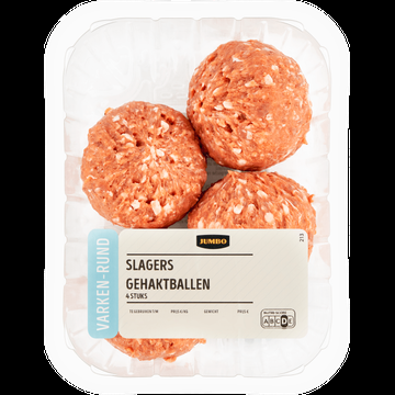 Jumbo Slagers Gehaktballen 4 Stuks