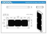 Alphacool Alphacool NexXxoS ST30 Full Copper X-Flow Radiator - 360mm, schwarz PC-waterkoeling - thumbnail
