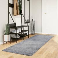 Vloerkleed PAMPLONA shaggy hoogpolig modern 80x250 cm blauw - thumbnail