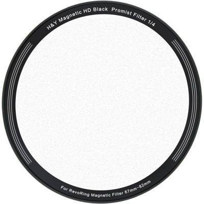 H&Y Black mist magnetic 1/4 clip-on filter for RevoRing 67-82mm