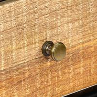 Wandtafel 118x30x75 cm massief mangohout - thumbnail