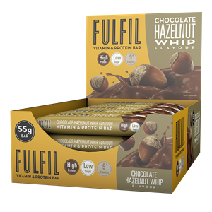 Fulfil Vitamin & Protein Bar Chocolate Hazelnut Whip (15 x 55 g) Fulfil Vitamin & Protein Bar Chocolate Hazelnut Whip (15 x 55 g)