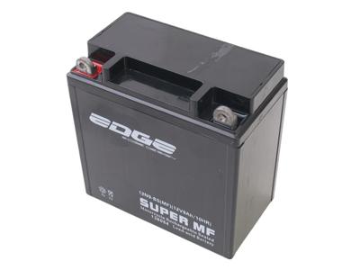 Accu Edge 12N9-BS Piaggio/Vespa/Gilera (MF) YB9B (met gelvulling) Accu Edge 12N9-BS Piaggio/Vespa/Gilera (MF) YB9B (met gelvulling)