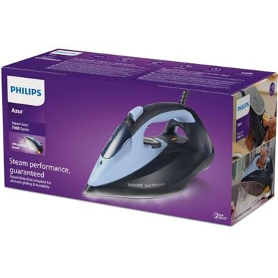 Philips DST7041/20 HV-Stoomstrijkijzer Licht-/Donkerblauw - thumbnail