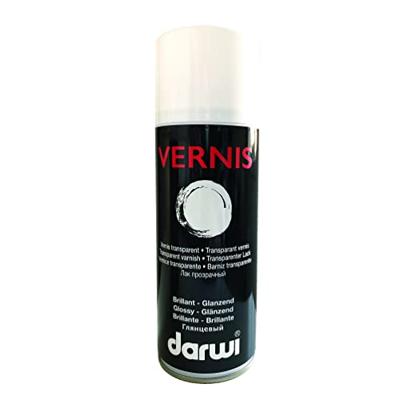 Darwi vernis, spuitbus van 400 ml, glanzend Darwi vernis, spuitbus van 400 ml, glanzend