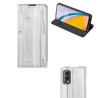 OnePlus Nord 2 5G Book | Wallet Case | White Wood