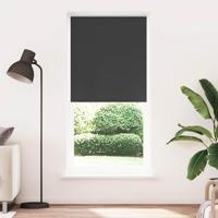 VidaXL Rolgordijn verduisterend blackout 100 x 230 cm zwart - thumbnail