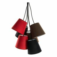 Plafondlamp DKD Home Decor Stof Ijzer (40 x 100 cm) - thumbnail