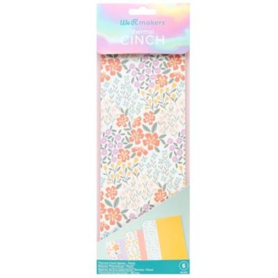 We R Makers • thermal cinch binding spine floral 6pieces