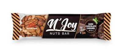XXL Nutrition N&apos;Joy Nuts Bar Dark Chocolate Caramel Vegan