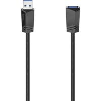 Hama USB 3.0 VERLENGKABEL 1.50M Kabel Zwart - thumbnail
