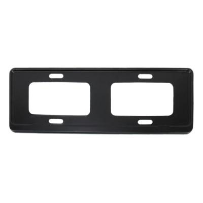 2 PC's auto License Plate Frames roestvrij staal nummerplaat Frame(Black)