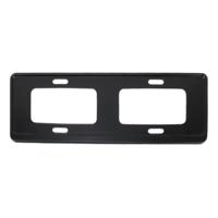 2 PC's auto License Plate Frames roestvrij staal nummerplaat Frame(Black) - thumbnail