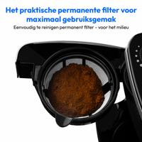 Drip Koffiemachine Medion 1000 W Zilverkleurig 1 L - thumbnail