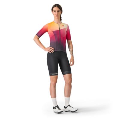 Castelli Free speed 3 W top oranje dames M