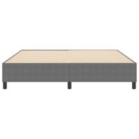 Boxspring bed Lichtgrijs 180 x 200 cm Katoenen stof - thumbnail