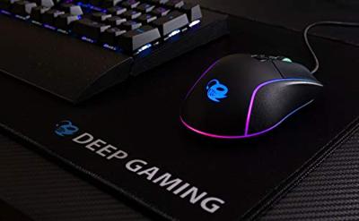 Gaming muis met led CoolBox DeepDarth Zwart 6400 dpi - thumbnail