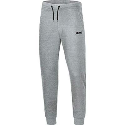 JAKO 6565 Joggingbroek Base Met Boord - Lichtgrijs Gemeleerd - 4XL