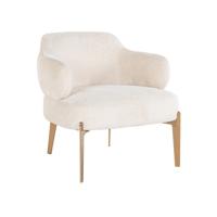 Richmond Fauteuil 'Venus' Chenille, kleur Wit - thumbnail
