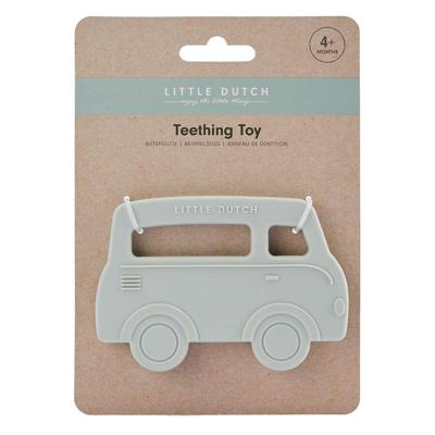 Little Dutch Siliconen Bijtring Bus Groen