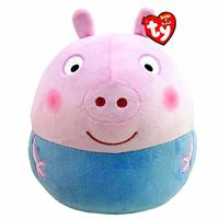 TY Squish A Boo Knuffelkussen Peppa Pig George 31 cm - thumbnail