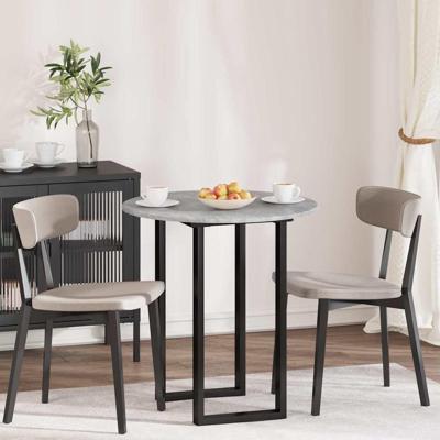 Tafelblad Betongrijs 70 x 70 x 1.5 cm Bewerkt hout