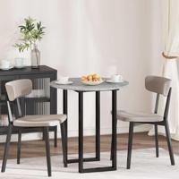 Tafelblad Betongrijs 70 x 70 x 1.5 cm Bewerkt hout - thumbnail