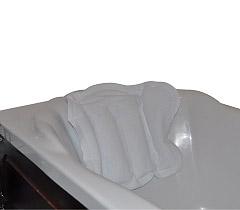 Opblaasbaar badkussen | PVC badkussen met badstofvoering | 51 X 38 x 5 cm | PR45982