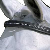 Star Diamond hoofdstel zwart maat:shetl - thumbnail