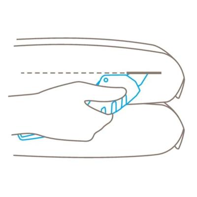 MARTOR 610101.09 Martor veiligheidsmes SECUNORM 610 XDR MET HOLSTER met grote speciale klem 160060 1 stuk 1 stuk(s) - thumbnail