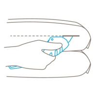MARTOR 610101.09 Martor veiligheidsmes SECUNORM 610 XDR MET HOLSTER met grote speciale klem 160060 1 stuk 1 stuk(s) - thumbnail