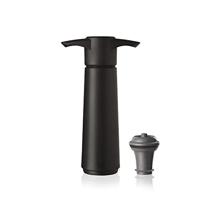 Wine saver vacuumwijnpomp zwart - thumbnail