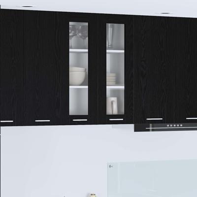 Hangkast Riga Zwart Eiken 60 x 31 x 80 cm Bewerkt hout Hangkast Riga Zwart Eiken 60 x 31 x 80 cm Bewerkt hout