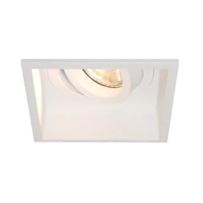 Artdelight Inbouwspot Rex vierkant 9,2 cm wit