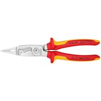Knipex Elektro installatietang verchroomd 200 mm - 1386200 - thumbnail