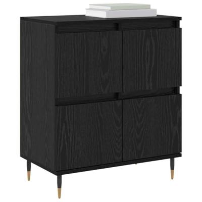 Dressoir Zwart Eiken 60 x 35 x 70 cm
