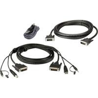 ATEN 2L-7D02UDX3 toetsenbord-video-muis (kvm) kabel 1,8 m Zwart - thumbnail