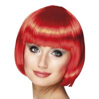 Pruik Cabaret rood - thumbnail