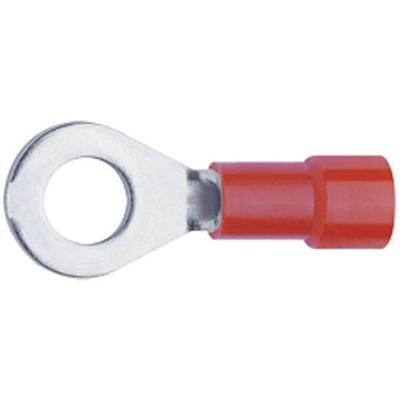 Klauke 6206 Ringkabelschoen Dwarsdoorsnede (max.): 1 mm² Schachtdiameter: 6.5 mm Deels geïsoleerd Rood 1 stuk(s)
