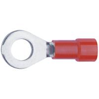 Klauke 6206 Ringkabelschoen Dwarsdoorsnede (max.): 1 mm² Schachtdiameter: 6.5 mm Deels geïsoleerd Rood 1 stuk(s) - thumbnail