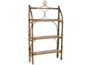 Planken DKD Home Decor Natuurlijk Rotan Bamboe 3 Planken (62 x 15 x 103 cm) - thumbnail