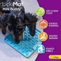 Voerbak voor honden Lickimat Groen TPR - thumbnail