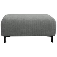 Hocker Elsa - stof Eden - grijs - thumbnail
